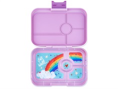 Yumbox Tapas bento lunch box purple/rainbow with 4 compartments